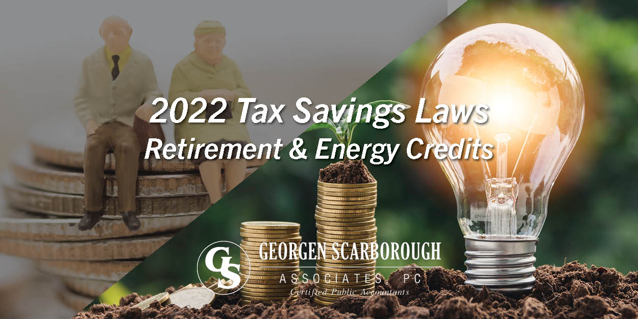 2022 Tax Savings Laws Scarborough Associates