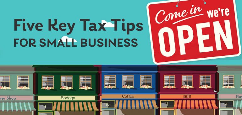 1-Five Key Tax Tips for small business