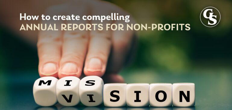 What is included in a non-profit annual report?