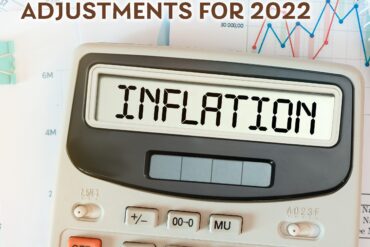 Tax inflation adjustments for 2022