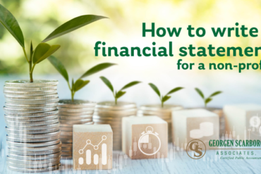 How to write a financial statement for a non-profit